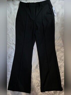 DKNY Flared Black Dress Pants, Size 6